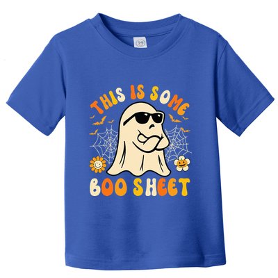 Funny Halloween Boo Ghost Costume This Is Some Boo Sheet Toddler T-Shirt