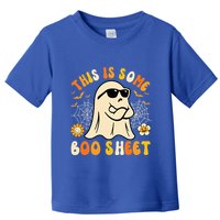 Funny Halloween Boo Ghost Costume This Is Some Boo Sheet Toddler T-Shirt