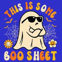Funny Halloween Boo Ghost Costume This Is Some Boo Sheet Toddler T-Shirt
