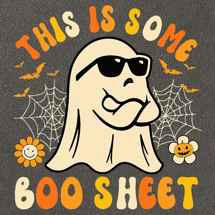 Funny Halloween Boo Ghost Costume This Is Some Boo Sheet Cotton Canvas Backpack