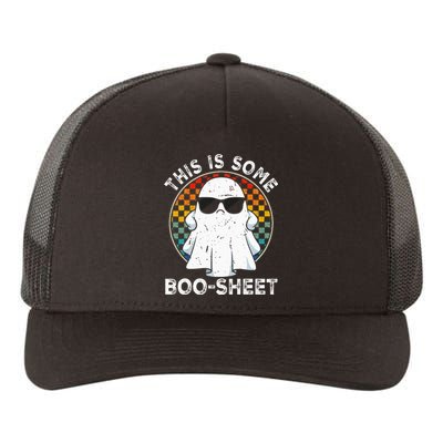 Funny Halloween Boo Ghost Costume This Is Some Boo Sheet Yupoong Adult 5-Panel Trucker Hat