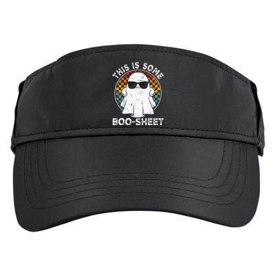 Funny Halloween Boo Ghost Costume This Is Some Boo Sheet Adult Drive Performance Visor