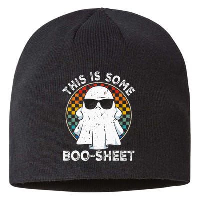 Funny Halloween Boo Ghost Costume This Is Some Boo Sheet Sustainable Beanie