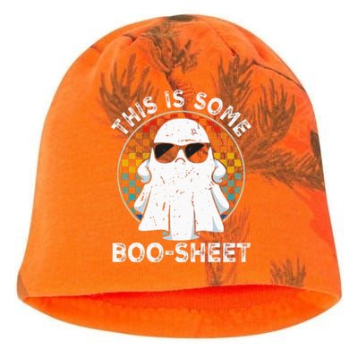 Funny Halloween Boo Ghost Costume This Is Some Boo Sheet Kati - Camo Knit Beanie