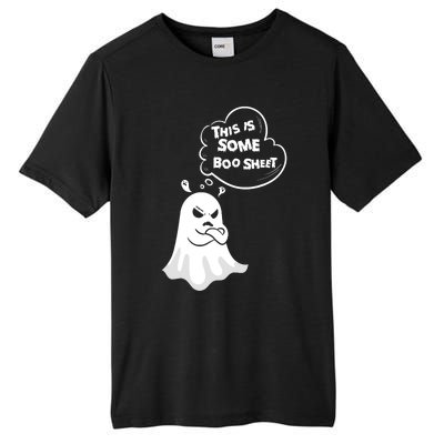 Funny Halloween Boo Ghost Costume This Is Some Boo Sheet Tall Fusion ChromaSoft Performance T-Shirt