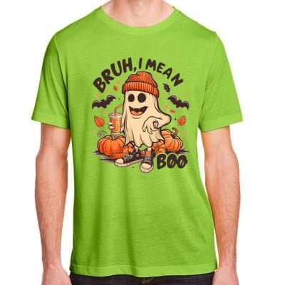 Funny Halloween Bruh I Mean Boo Ghost Adult ChromaSoft Performance T-Shirt