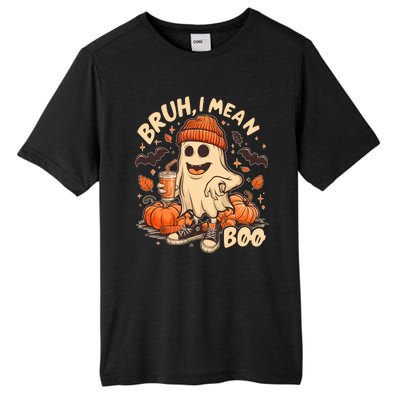 Funny Halloween Bruh I Mean Boo Ghost Tall Fusion ChromaSoft Performance T-Shirt