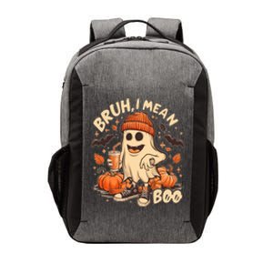 Funny Halloween Bruh I Mean Boo Ghost Vector Backpack