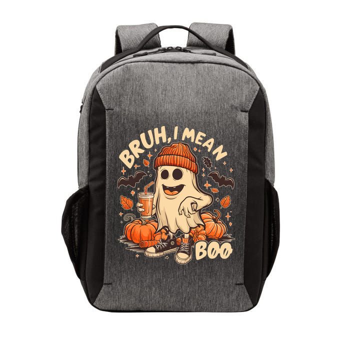 Funny Halloween Bruh I Mean Boo Ghost Vector Backpack
