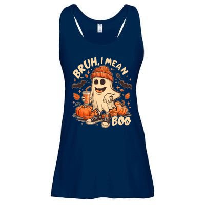 Funny Halloween Bruh I Mean Boo Ghost Ladies Essential Flowy Tank