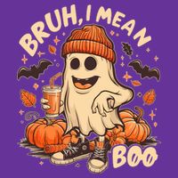 Funny Halloween Bruh I Mean Boo Ghost Cooling Performance Crew T-Shirt