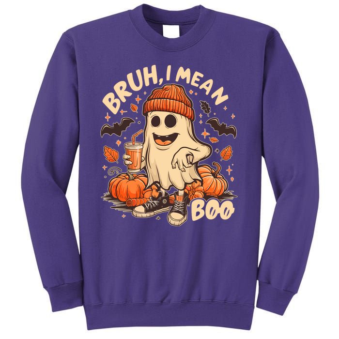 Funny Halloween Bruh I Mean Boo Ghost Sweatshirt