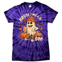 Funny Halloween Bruh I Mean Boo Ghost Tie-Dye T-Shirt