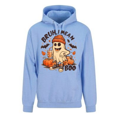 Funny Halloween Bruh I Mean Boo Ghost Unisex Surf Hoodie