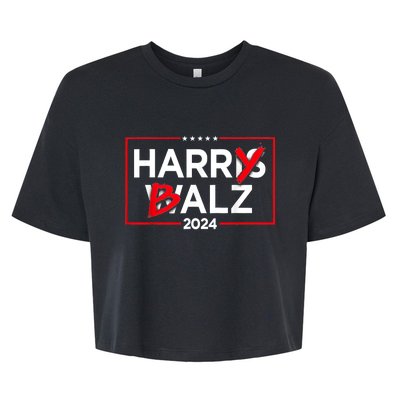 Funny Harry Balz Bella+Canvas Jersey Crop Tee