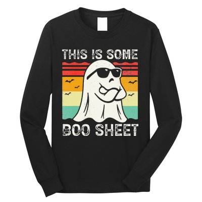 Funny Halloween Boo Ghost Costume This Is Some Boo Sheet Long Sleeve Shirt