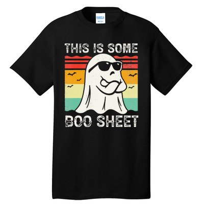 Funny Halloween Boo Ghost Costume This Is Some Boo Sheet Tall T-Shirt