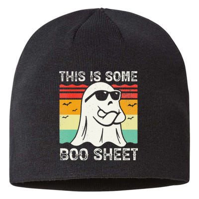 Funny Halloween Boo Ghost Costume This Is Some Boo Sheet Sustainable Beanie