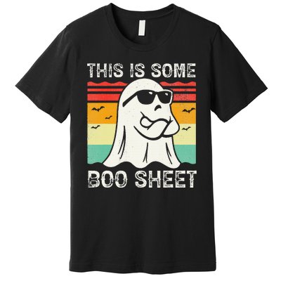 Funny Halloween Boo Ghost Costume This Is Some Boo Sheet Premium T-Shirt