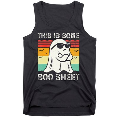 Funny Halloween Boo Ghost Costume This Is Some Boo Sheet Tank Top