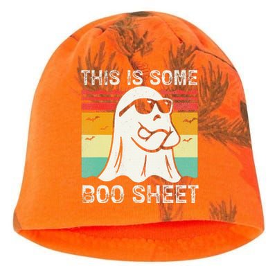 Funny Halloween Boo Ghost Costume This Is Some Boo Sheet Kati - Camo Knit Beanie