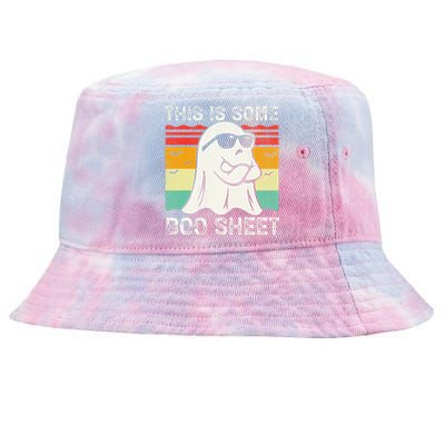 Funny Halloween Boo Ghost Costume This Is Some Boo Sheet Tie-Dyed Bucket Hat