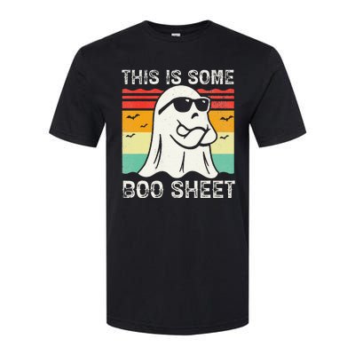 Funny Halloween Boo Ghost Costume This Is Some Boo Sheet Softstyle CVC T-Shirt