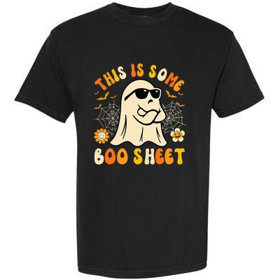 Funny Halloween Boo Ghost Costume This Is Some Boo Sheet Garment-Dyed Heavyweight T-Shirt