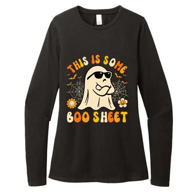 Funny Halloween Boo Ghost Costume This Is Some Boo Sheet Womens CVC Long Sleeve Shirt