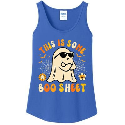 Funny Halloween Boo Ghost Costume This Is Some Boo Sheet Ladies Essential Tank