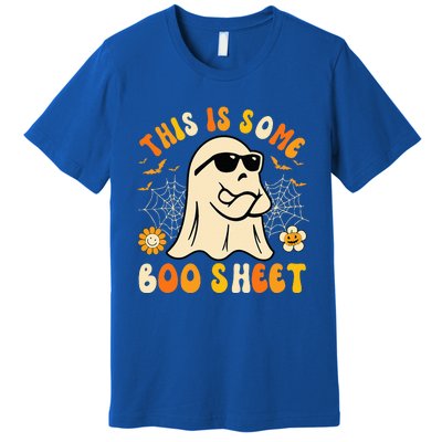 Funny Halloween Boo Ghost Costume This Is Some Boo Sheet Premium T-Shirt