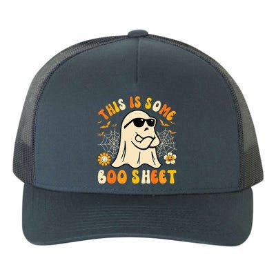 Funny Halloween Boo Ghost Costume This Is Some Boo Sheet Yupoong Adult 5-Panel Trucker Hat