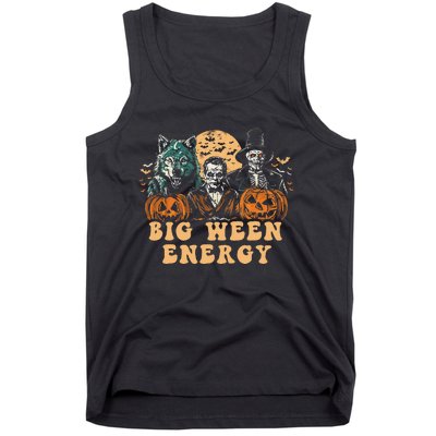 Funny Halloween Big Ween Energy Tank Top