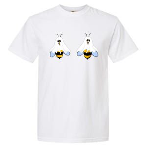 Funny Halloween Boo Bees Ladies Gift Garment-Dyed Heavyweight T-Shirt