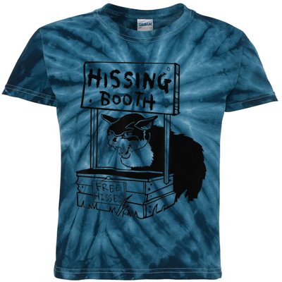 Funny Hissing Booth Kitten Kitty Cat Furmom Furdad Women Kids Tie-Dye T-Shirt