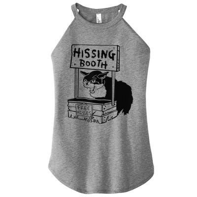 Funny Hissing Booth Kitten Kitty Cat Furmom Furdad Women Women’s Perfect Tri Rocker Tank