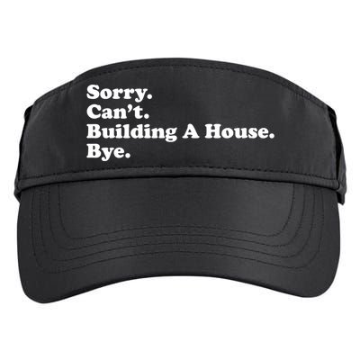 Funny Home Builder Carpenter Contractor Construction Gift Funny Gift Adult Drive Performance Visor