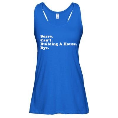 Funny Home Builder Carpenter Contractor Construction Gift Funny Gift Ladies Essential Flowy Tank