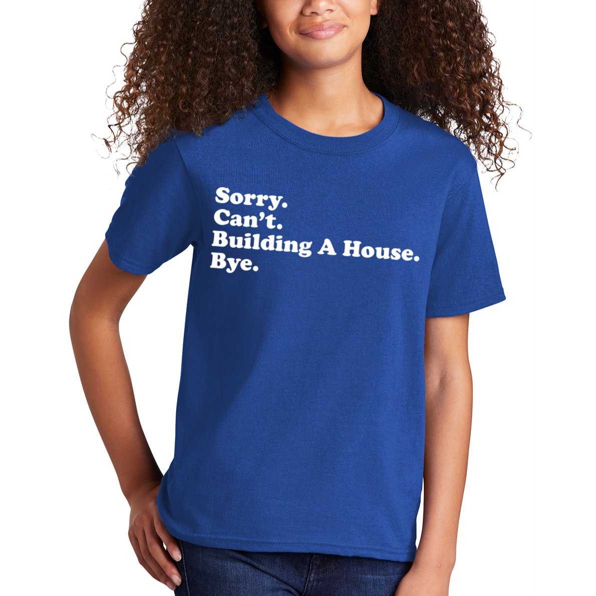 Funny Home Builder Carpenter Contractor Construction Gift Funny Gift Kids T-Shirt
