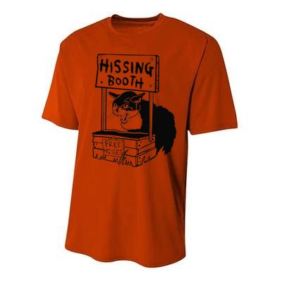 Funny Hissing Booth Kitten Kitty Cat Furmom Furdad Performance Sprint T-Shirt