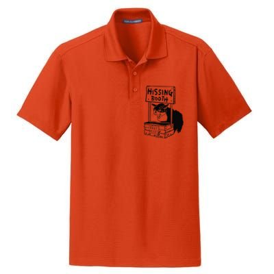 Funny Hissing Booth Kitten Kitty Cat Furmom Furdad Dry Zone Grid Polo