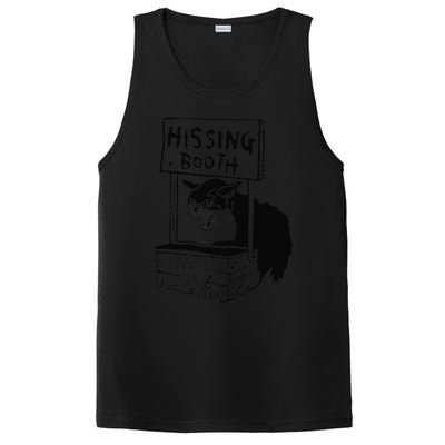 Funny Hissing Booth Kitten Kitty Cat Furmom Furdad PosiCharge Competitor Tank