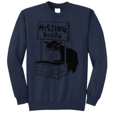 Funny Hissing Booth Kitten Kitty Cat Furmom Furdad Sweatshirt