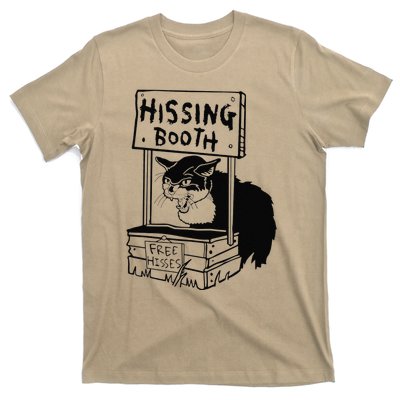 Funny Hissing Booth Kitten Kitty Cat Furmom Furdad T-Shirt