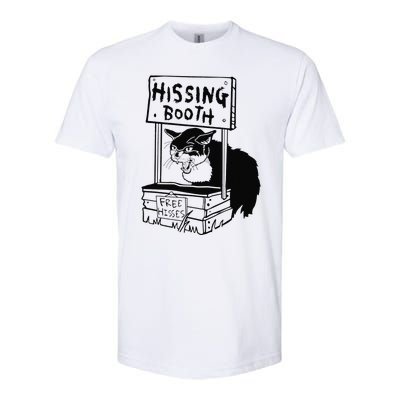 Funny Hissing Booth Kitten Kitty Cat Furmom Furdad Softstyle CVC T-Shirt