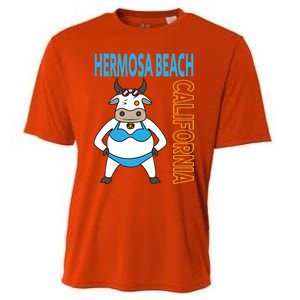 Funny Hermosa Beach Vacation Family Trip Meaningful Gift Cooling Performance Crew T-Shirt