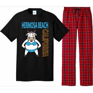 Funny Hermosa Beach Vacation Family Trip Meaningful Gift Pajama Set