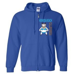 Funny Hermosa Beach Vacation Family Trip Meaningful Gift Full Zip Hoodie