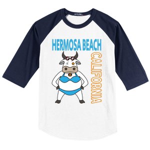 Funny Hermosa Beach Vacation Family Trip Meaningful Gift Baseball Sleeve Shirt