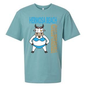 Funny Hermosa Beach Vacation Family Trip Meaningful Gift Sueded Cloud Jersey T-Shirt